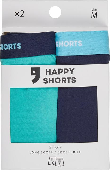 Produktbild Happy shorts Langer Boxer Jersey Boxer Briefs (XXL, 2er Pack)