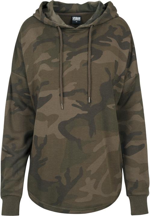 Immagine prodotto Urban Classics Felpa con cappuccio camo oversize da donna (XS)