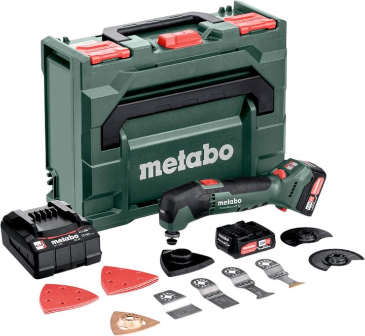 Immagine prodotto Metabo Multiutensile a batteria PowerMaxx MT 12metaBOX 145 12V 2x2Ah Li-Power + SC 30