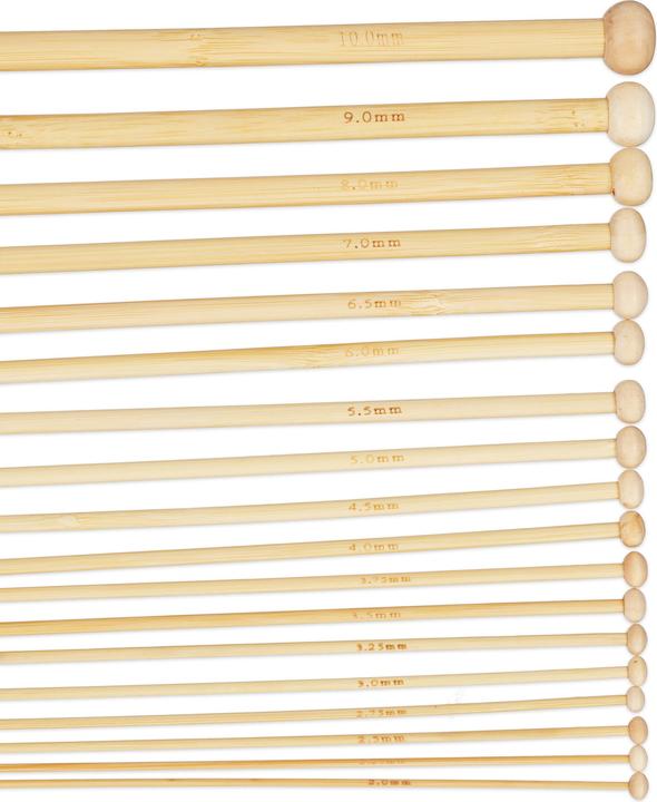 Image du produit Relaxdays Set de 37 aiguilles à tricoter