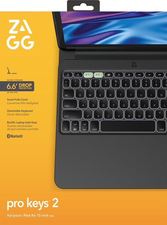 Image du produit Zagg Pro Keys 2 (CH, iPad Air 13 2025, iPad Air 13 2024 (M2))
