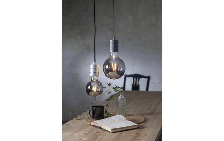 Image du produit Star Trading Lampe Plain Smoke TA60 2 W (17 W) E27 Blanc chaud (E27, 2 W, 60 lm, 1 x, G)