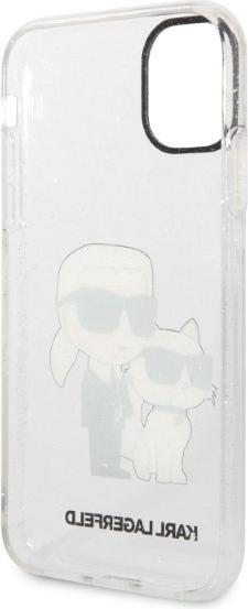 Image du produit Karl Lagerfeld IML Glitter NFT Karl & Choupette - étui pour iPhone 11 (przezroczysty) (Apple iPhone 11, Apple iPhone XR)