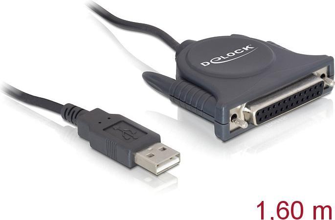 Produktbild Delock USB auf Parallel Konverter (1.60 m, Industriekabel)