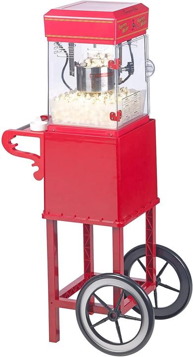 Immagine prodotto Rosenstein & Söhne Macchina professionale per popcorn "Cinema" con carrello dal design retrò