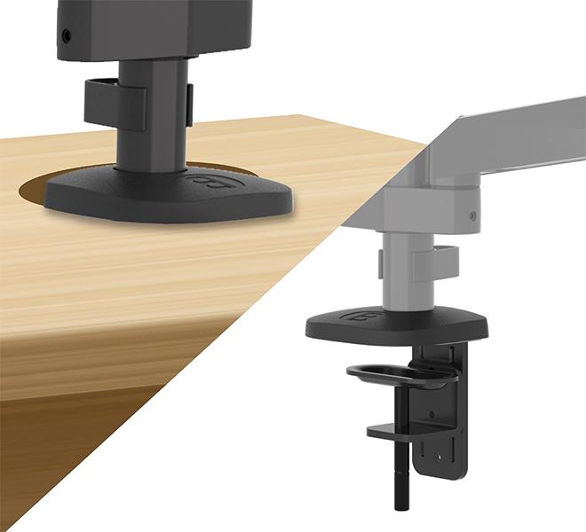 Produktbild b-tech Full Motion Triple Screen (Tisch, 32.01")