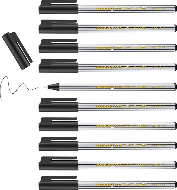 Productafbeelding Edding Fineliner 89 officeliner (Zwart, 1 x)