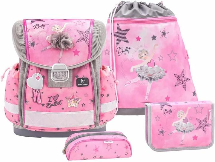 Image du produit Belmil CLASSY Sac à dos scolaire Set de 5 pièces Ballet Light (19 l)