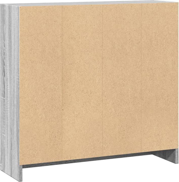 Immagine prodotto VidaXL Bücherregal Regal Standregal Büroregal Aufbewahrungsregal Grau Sonoma (80 x 24 x 76 cm)