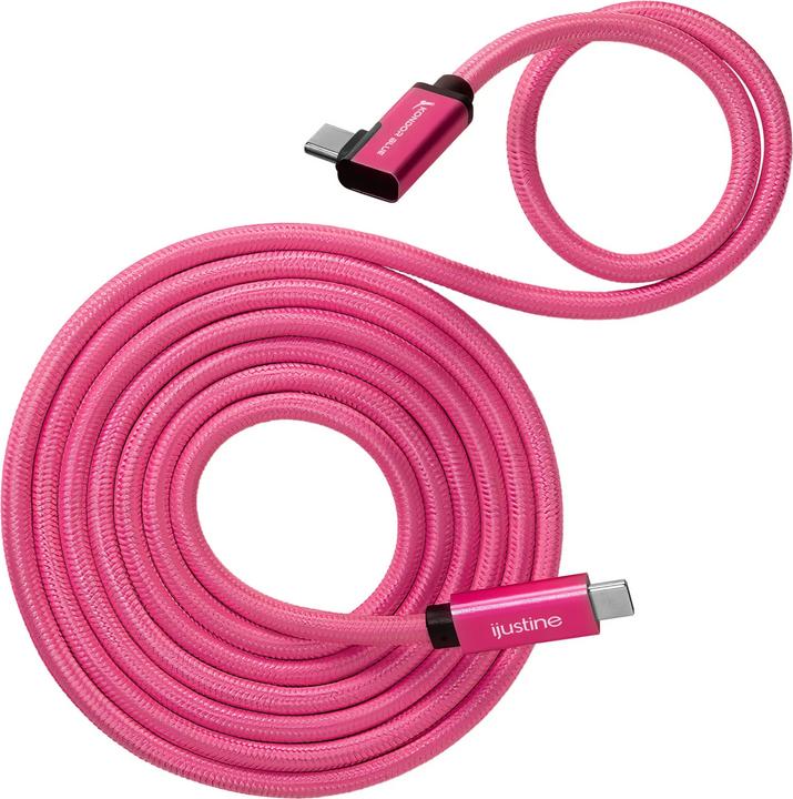 Image du produit Kondor Blue iJustine Rose Câble de données et de charge USB 3.1 10Gb/s Data Speed & 100W Power Delivery (1.83 m, USB 3.1, 100 W)