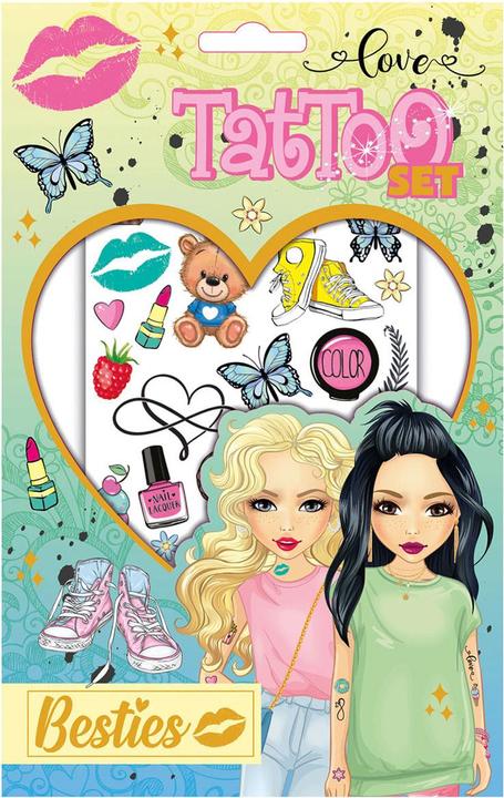 Actual product image Besties Adhesive tattoos, 2 sheets