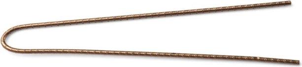 Trisa Profi-Haarnadeln geriffelt U-förmig 53mm bronze 40 Stk (40 Stk.)