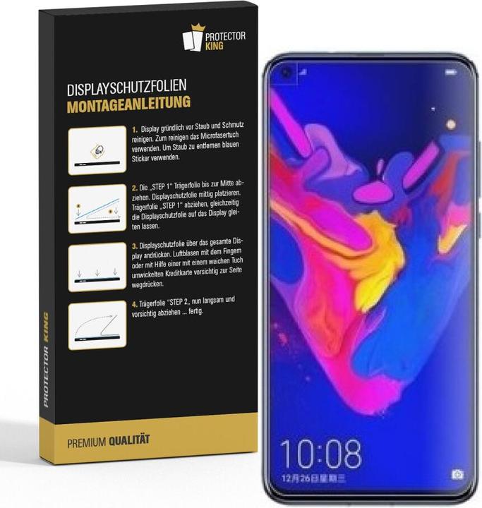 Produktbild Protectorking 4x Panzerfolie Anti-Shock HD Klar (4 Stück, Huawei Nova 4)
