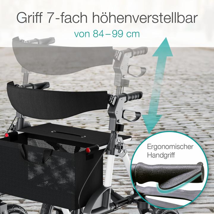 Image du produit Aktivshop Rollator d'extérieur à pneus gonflables Confort