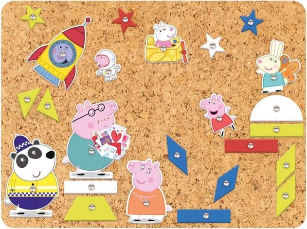 Actual product image Lena Peppa Pig hammer game, folding box