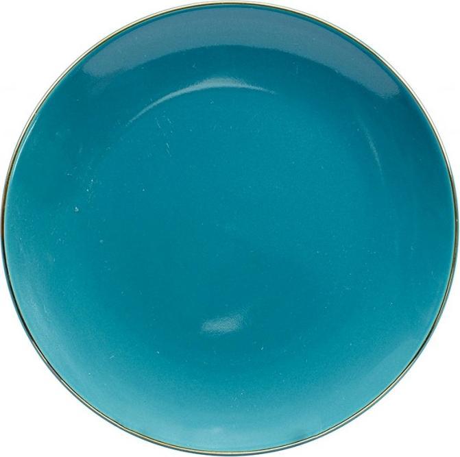 Image du produit Kadastar Assiette à hors-d'oeuvre Fleurissepetrol, Ø 21 cm (1 x, 21 cm)
