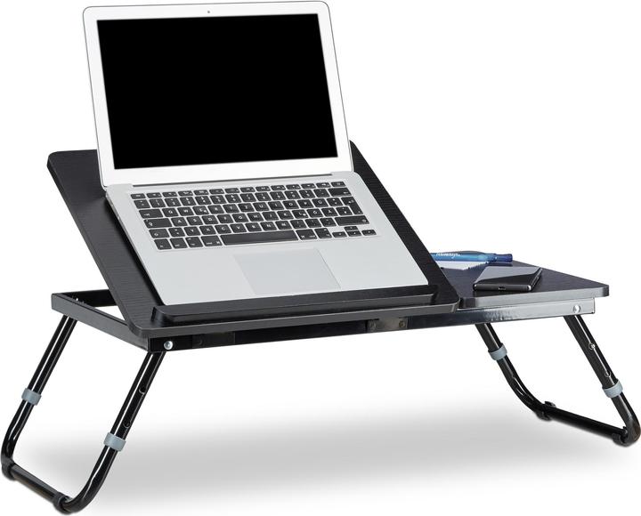 Relaxdays Table d'ordinateur portable pour le lit