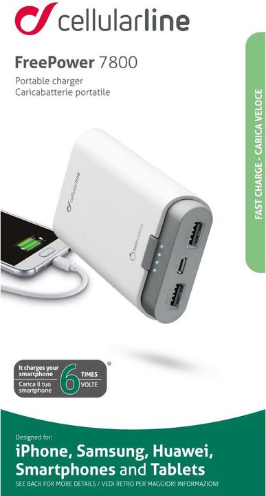 Produktbild Cellularline Freepower (7800 mAh, 28.86 Wh)