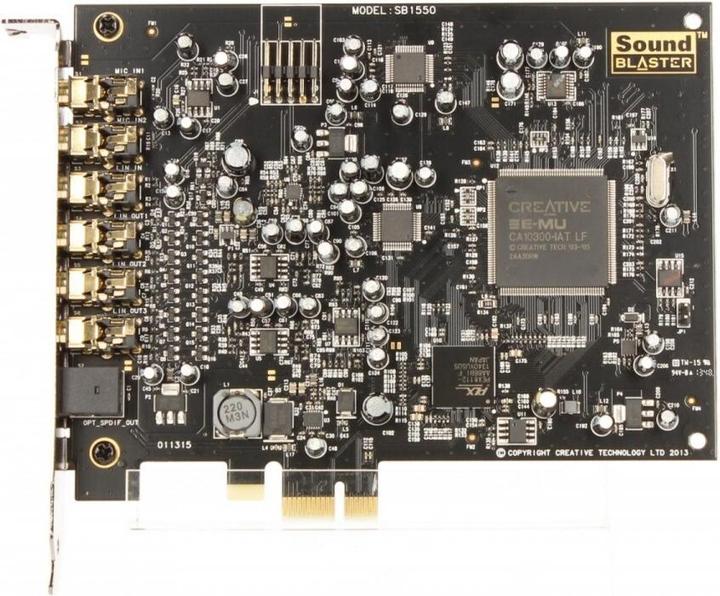 Immagine prodotto Creative Sound Blaster Audigy Rx (PCI-E x1)