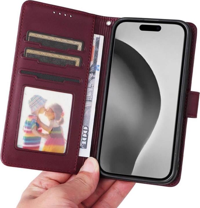 Image du produit Cover-Discount iPhone 16 Pro Max - Portefeuille divisible 2-en-1 Étui pour téléphone portable (Apple iPhone 16 Pro Max)