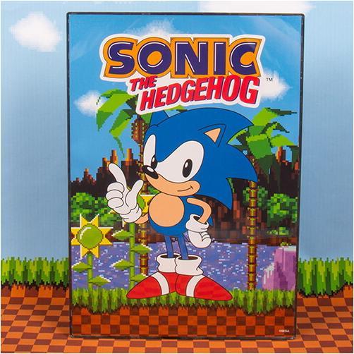 Produktbild Fizz Creations Sonic the Hedgehog Poster mit Leuchtfunktion (21 x 30 cm)