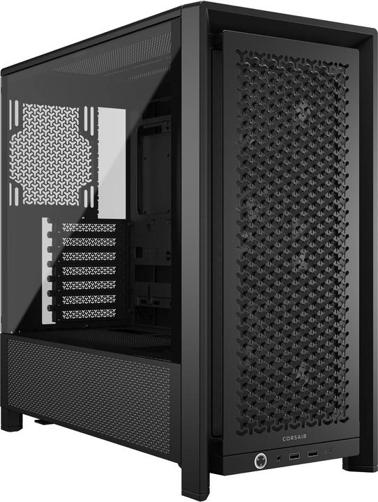 Corsair Geh Midi FRAME 4000D RS Mid-Tower, Black (mATX, Mini-ITX, ATX, E-ATX)