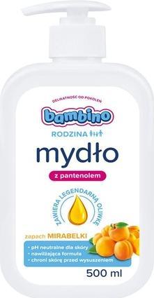 NIVEA BAMBINO RODZINA Mydło 500ml d/rąk Mirabelk& (Flüssigseife, 570 ml)