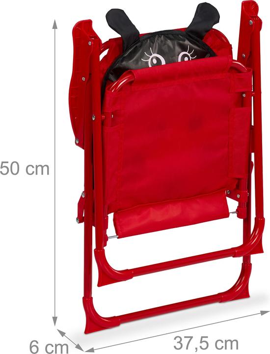 Immagine prodotto Relaxdays Kinder Klappstuhl mit Motiv (Seggiolone)