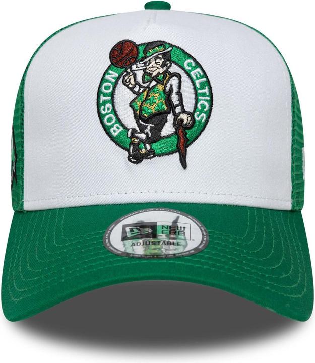 Actual product image New Era A-Frame Mesh Trucker Cap - Sidepatch Boston Celtics (One size)