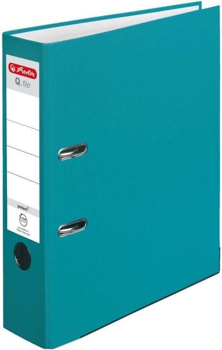 Produktbild Herlitz Aktenordner A4 80mm türkis (326803) (A4, 80 mm, 1 Stück)