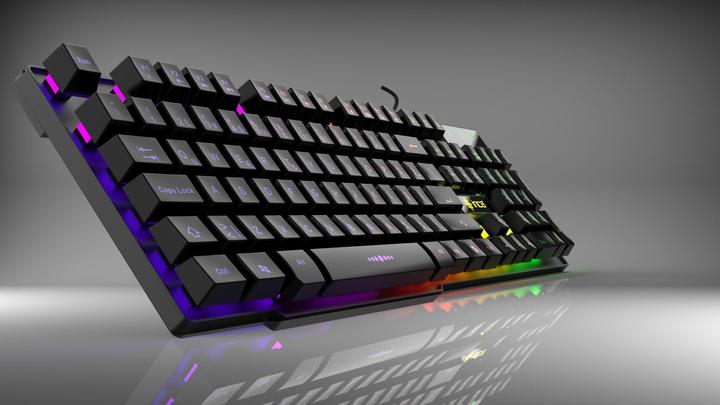 Produktbild Inca Rainbow Effect Mechanical Feel Gaming Keyboard (DE, Kabelgebunden)