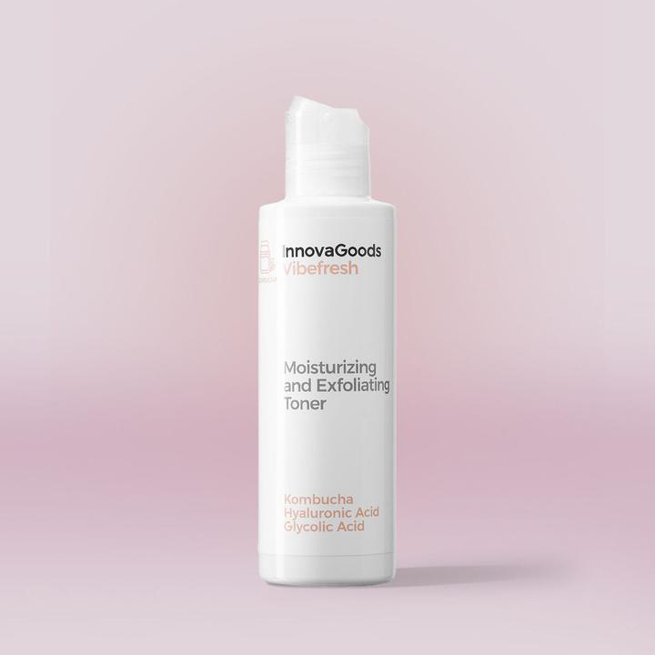 Produktbild InnovaGoods Feuchtigkeitsspendendes Gesichtswasser mit Peeling-Effekt Kombucha Vibefresh 150 ml (Tonic, 150 ml)