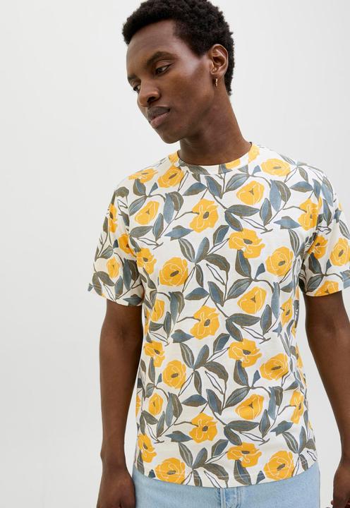 Actual product image Jack & Jones All Over Print Rundhalsausschnitt T-shirt T-shirt (M)
