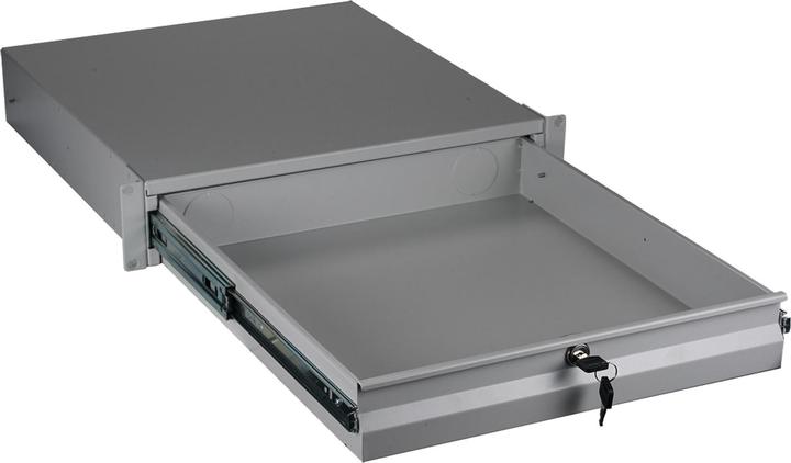 Image du produit EFB Elektronik Tiroir pour clavier/documents 48,30cm (19") 3U, verrouillable, RAL7035 Fabricant :
