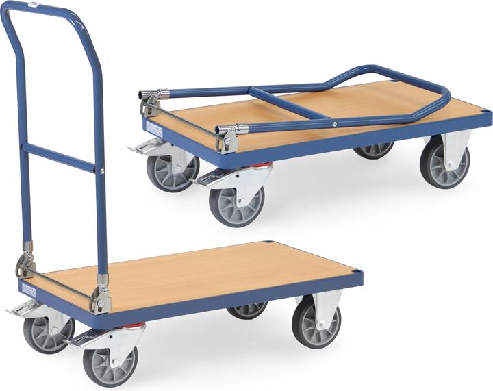 Produktbild Fetra Klappwagen mit Schiebebügel klappbar 850 x 500 mm (500 kg)