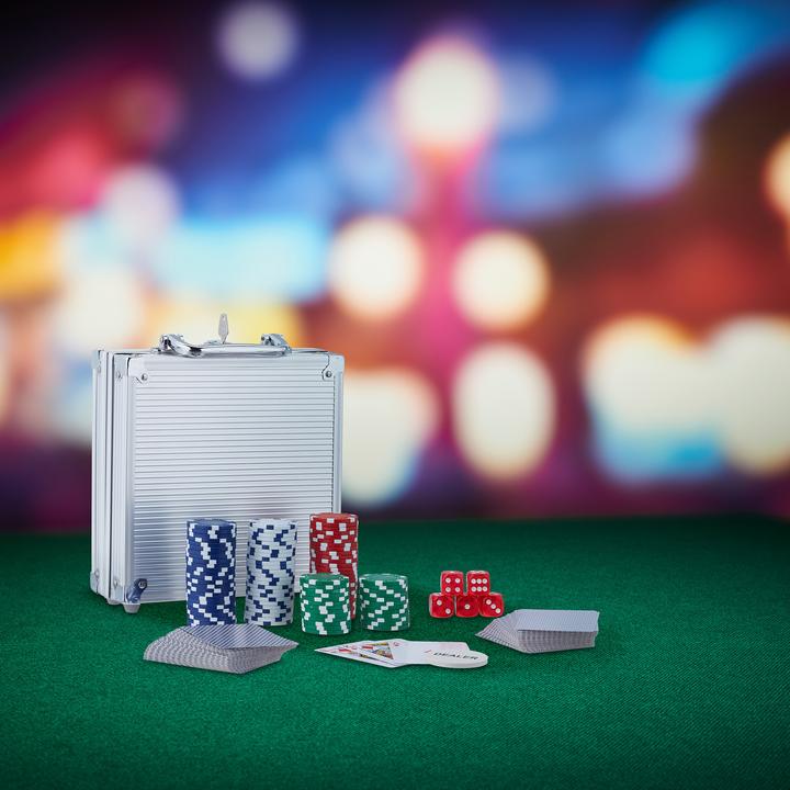Produktbild Relaxdays Pokerkoffer (Französisch)