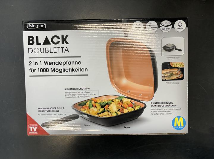 Actual product image Livington Black Doubletta (Casserole + Stewpot)