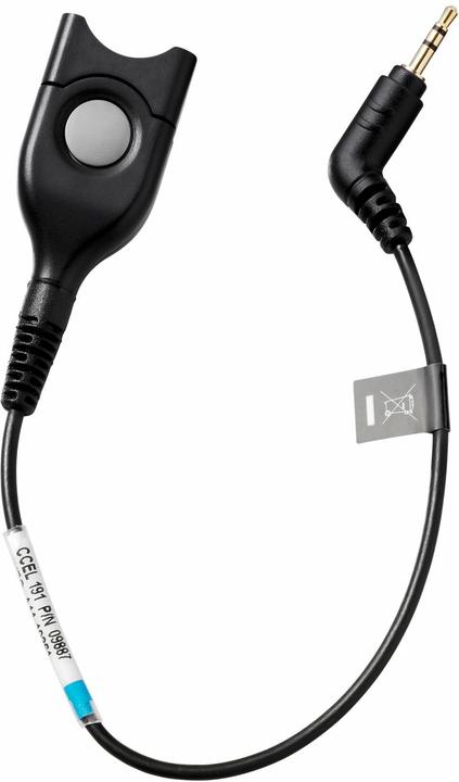 Immagine prodotto EPOS Cavo SENNHEISER CCEL 191 DECT/GSM. EasyDisconnect con cavo al jack a 3 poli. Per S