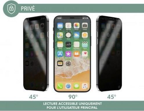Actual product image Bigben Connected Organic film 2.5D Spy (1 Piece, Apple iPhone 15 Pro)
