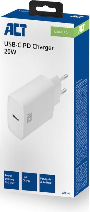 Actual product image AC2100 Mobile Device Charger White Indoor (20 W)