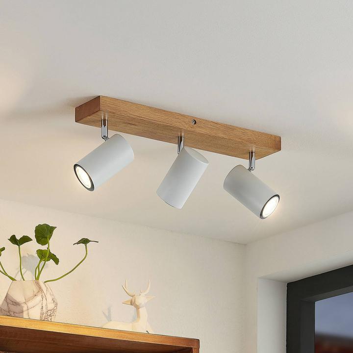 Actual product image Lindby Maniva ceiling spotlight, three-flame, white (GU10)