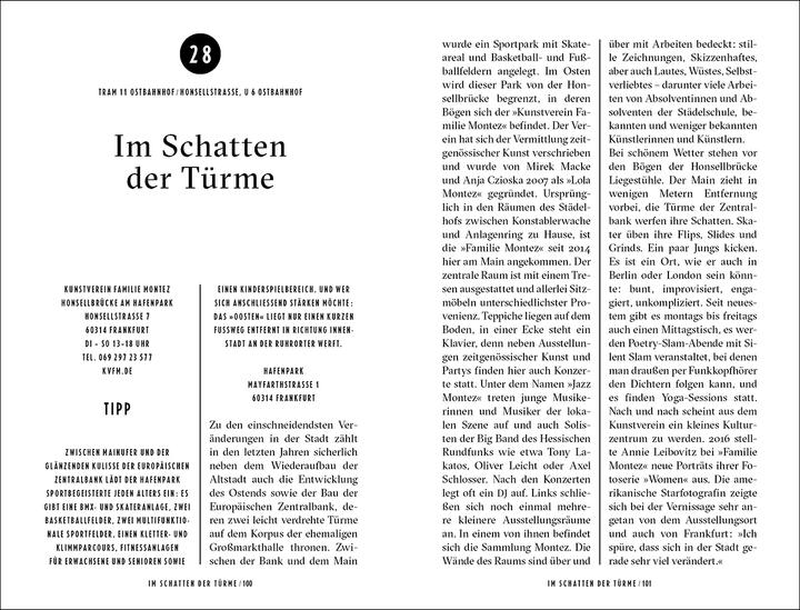 Produktbild Frankfurt Reiseführer LIEBLINGSORTE (Deutsch, Nadja Mayer, 2023)