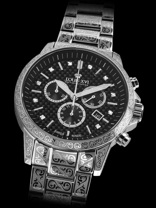 Actual product image Louis XVI Palais Royal (Analogue wristwatch, Chronograph, 43 mm)