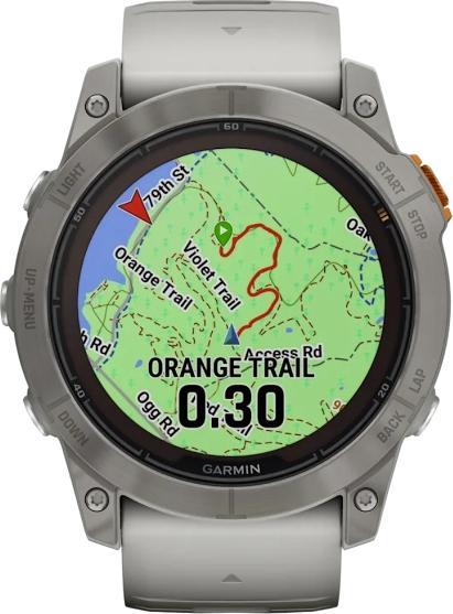 Actual product image Garmin Fenix 7 X PRO GPS Multisport Watch, Sapphire Solar Edition, grey (51 mm)