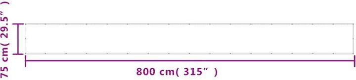 Produktbild VidaXL Balkon-Sichtschutz 100 % Polyester-Oxford (2400 cm)