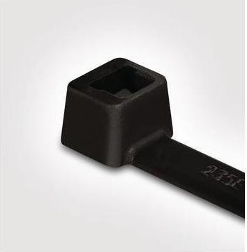 Actual product image HellermannTyton Cable tie black 204x4,7mm (Plastic cable ties, 210 mm, 100 pcs.)