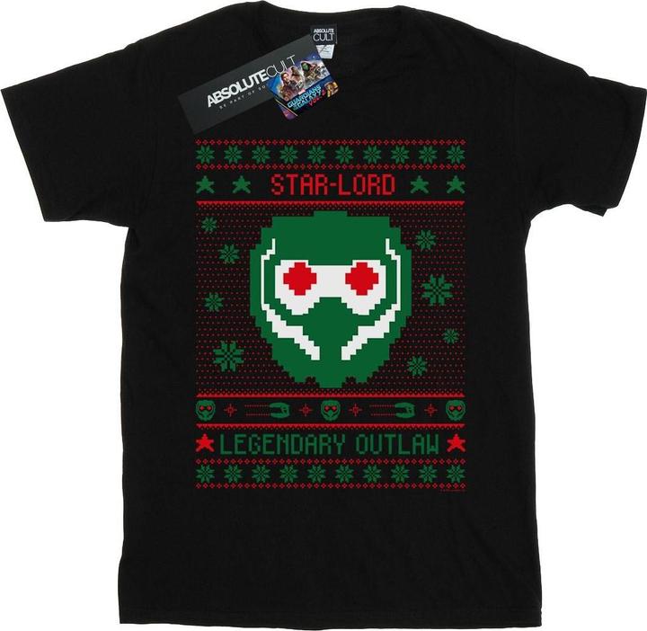 Guardians Of The Galaxy Vol. 2 Star Lord Fair Isle TShirt (XXL)