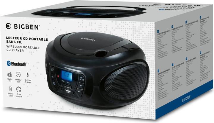 Image du produit Bigben CD62 (VHF, FM, Fréquence radio (RF), Bluetooth)
