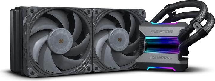Actual product image Phanteks Glacier One 240 T30 complete water cooling, D-RGB