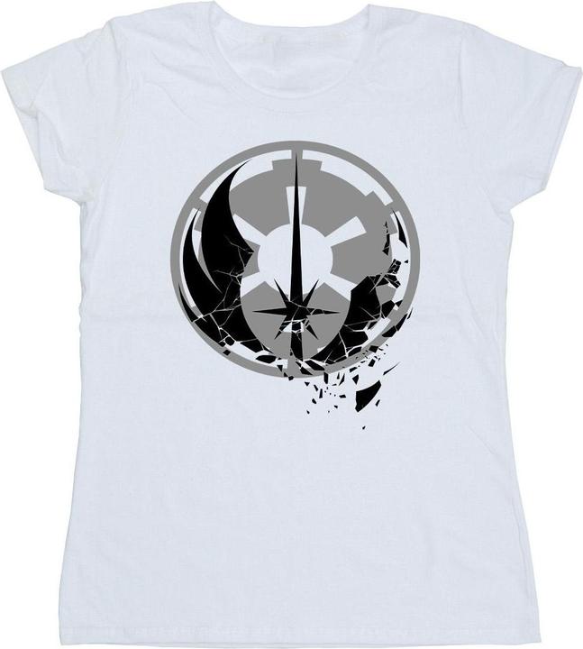 Star Wars ObiWan Kenobi Fractured Logos TShirt (M)